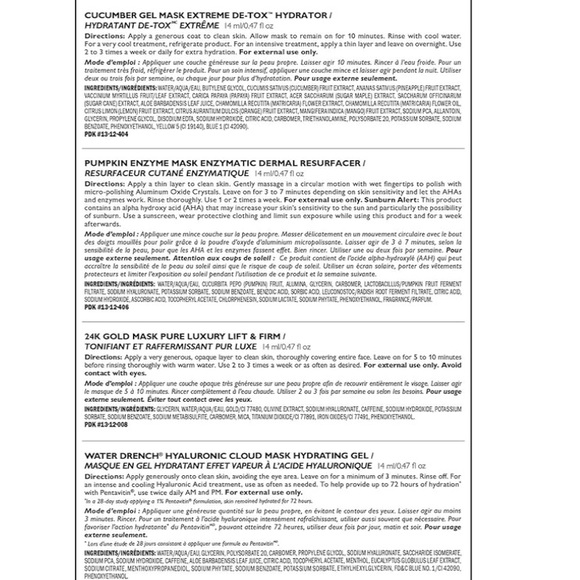 Peter Thomas Roth Mini Mask Multiverse Set - Green, Orange, gold , blue - Picture 3 of 4